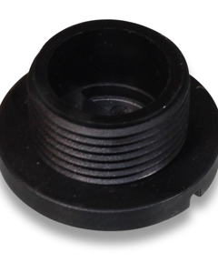 Sealing plug for plastic heating plate w/top filling